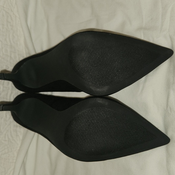 New! Classic black stiletto heels pumps shoes party formal prom size 11 pointed - Picture 8 of 11